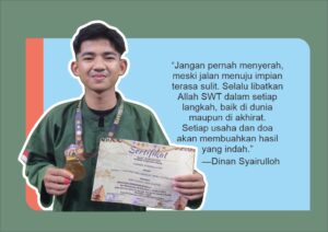 Dinan Syairulloh, Pesilat Muda LDII, Inspirasi Tekad yang Menginspirasi Generasi Muda