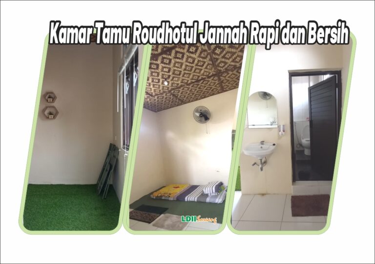 Kamar Tamu PC LDII Soreang Rapi dan Bersih