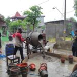Kolaborasi Pemuda LDII dan Senkom Pedan dalam Gotong Royong Pembangunan Masjid