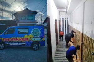 Peduli Kebersihan Rumah Ibadah BKPRMI Manokwari Datangi Masjid LDII Al-Mubarok