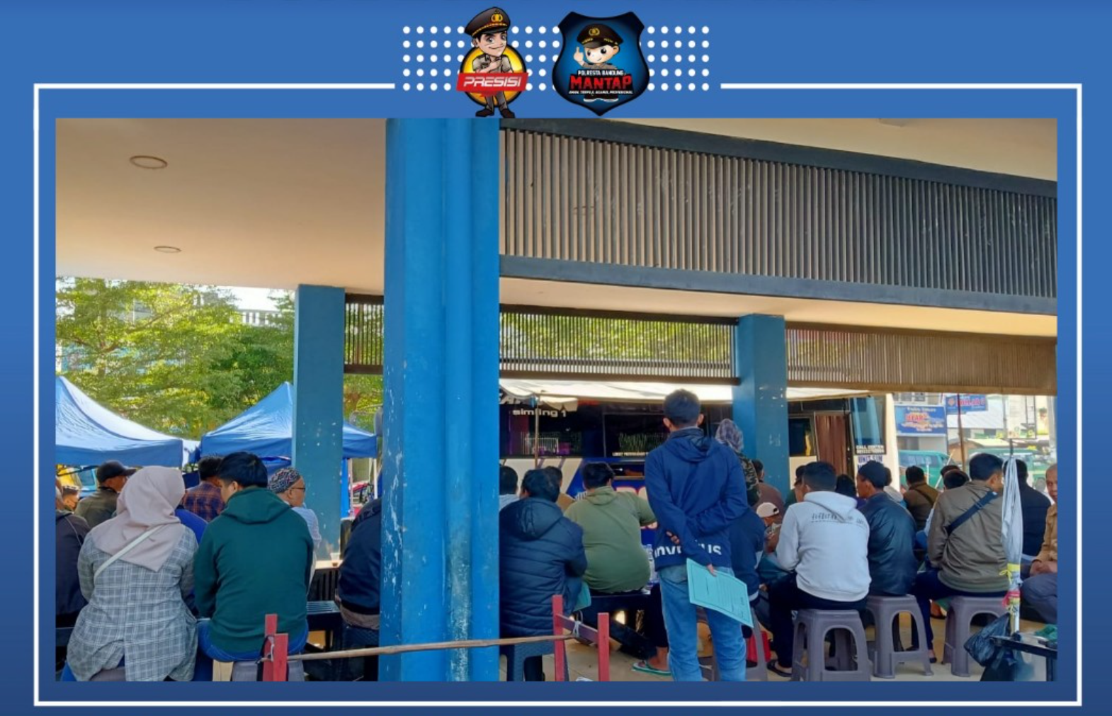 Pelayanan SIM Keliling A dan C di Terminal Cicalengka, Kabupaten Bandung (foto: Istimewa)