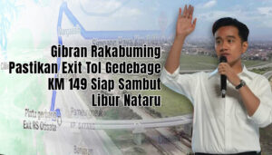 Gibran Rakabuming Pastikan Exit Tol Gedebage KM 149 Siap Sambut Libur Nataru