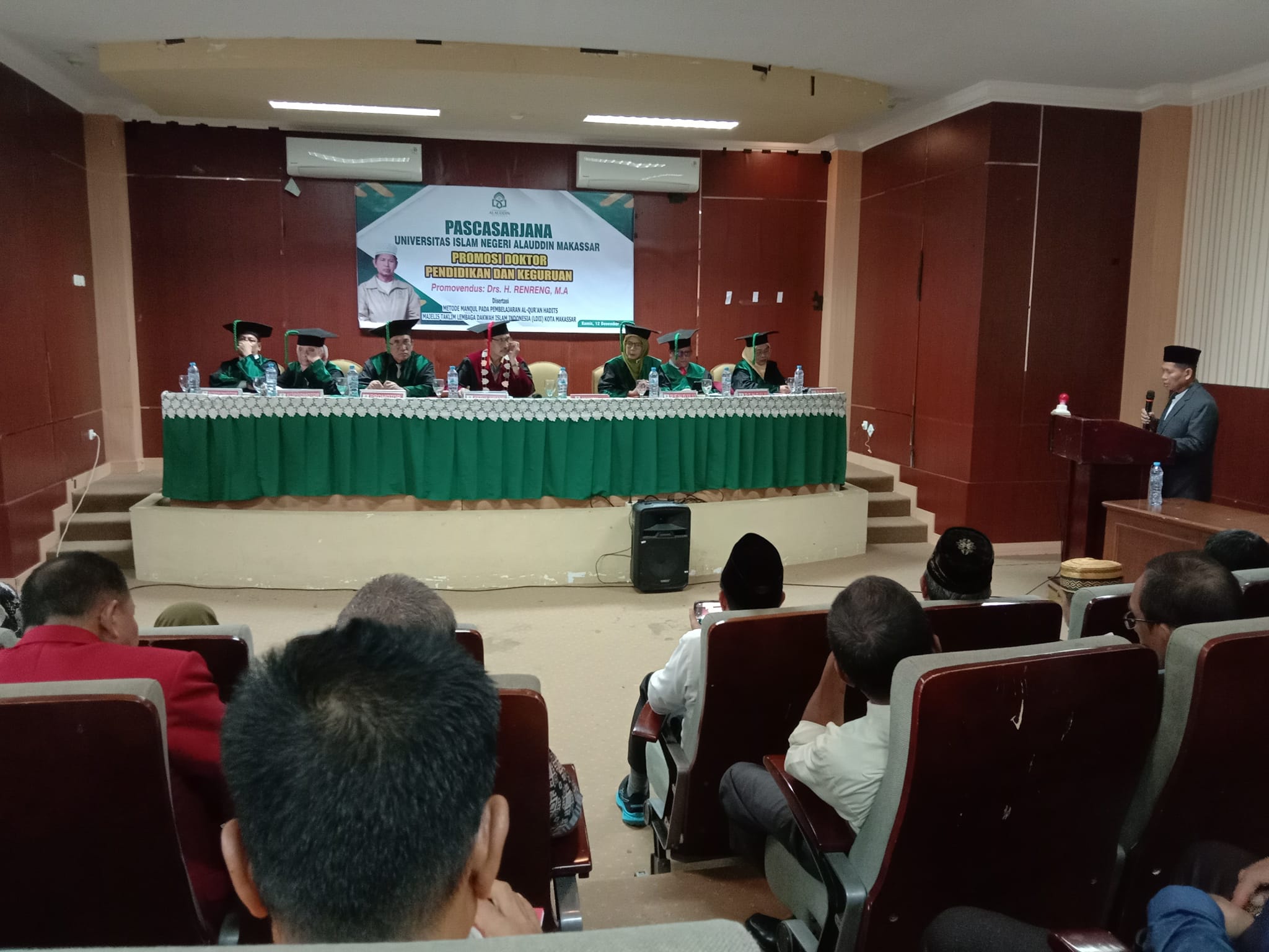Promosi Doktor Terkait Ilmu Mangqul di LDII, Renreng Tjolli Resmi Sandang Gelar Doktor di UIN Alauddin Makassar