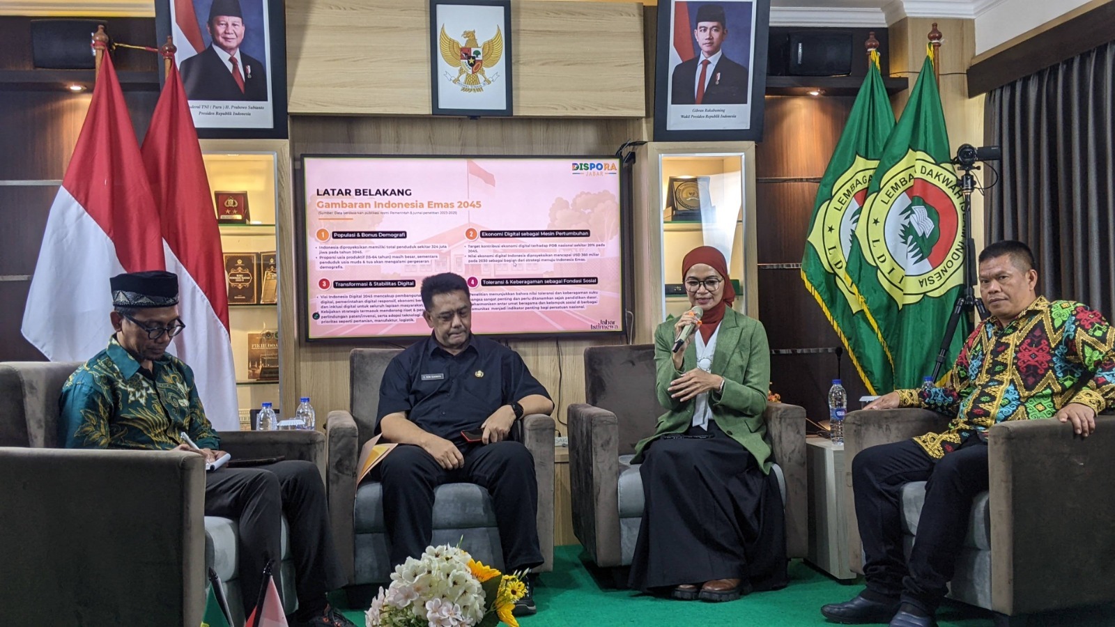 Dispora dan LDII Jawa Barat Ajak Pemuda Jadi Penggerak Indonesia Emas 2045
