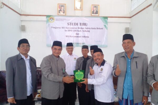 DPD LDII Kabupaten Subang Terima Kunjungan Studi Tiru dari MUI Kecamatan Medan Satria Kota Bekasi