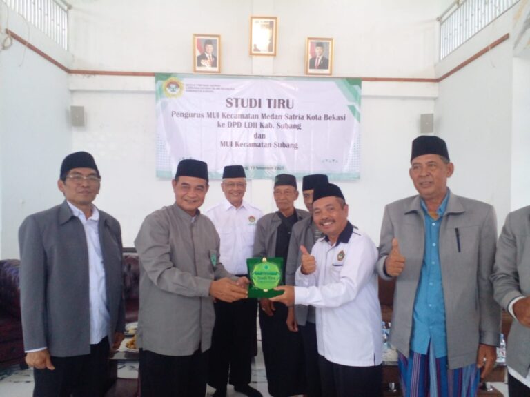 DPD LDII Kabupaten Subang Terima Kunjungan Studi Tiru dari MUI Kecamatan Medan Satria Kota Bekasi